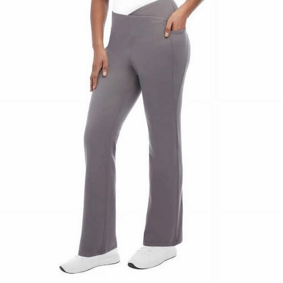 Jockey Ladies' Cross Waist Yoga Pant Dark Gray NWT - Picture 2 of 3